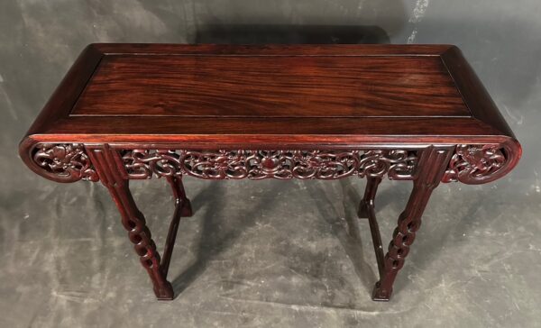 Chinese Rosewood Dragon Table - Image 2