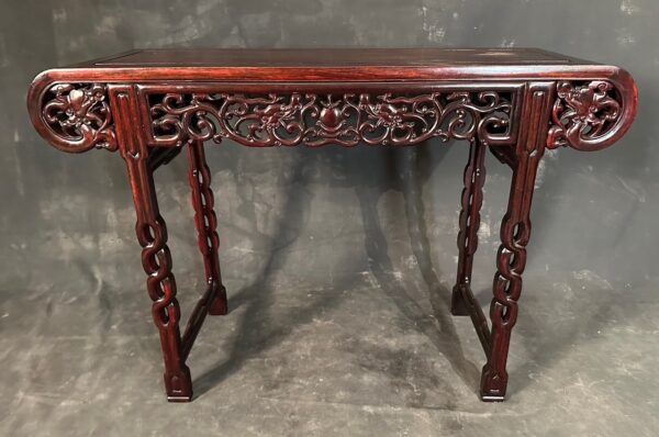 Chinese Rosewood Dragon Table