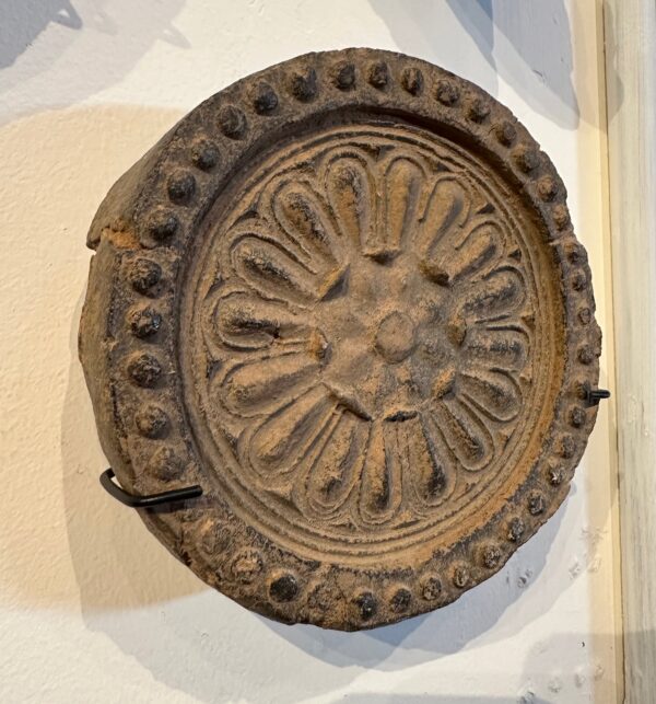 Joseon Korean Lotus Temple Roof Tile - Image 3