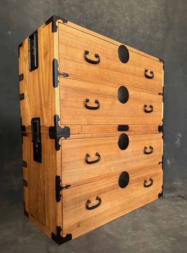 Japanese Two Section Isho Clothing Chest