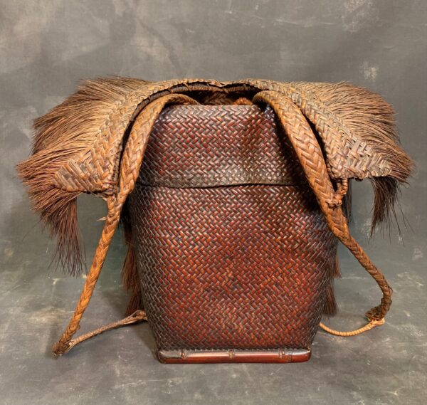 antique Philippine Ifugao basket