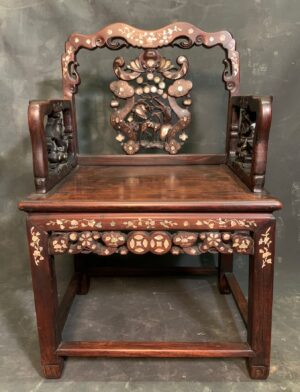 antique Chinese hall chair