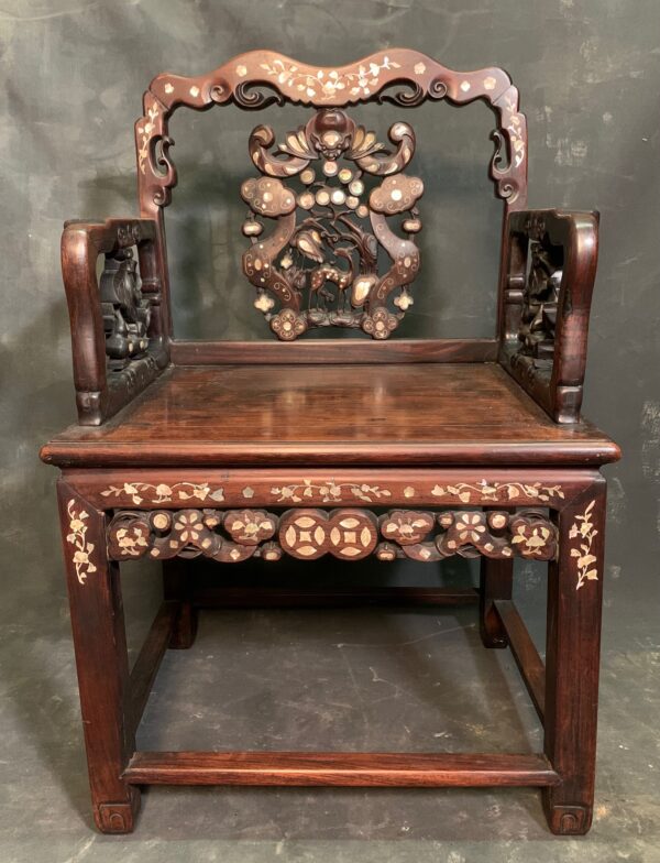 antique Chinese hall chair