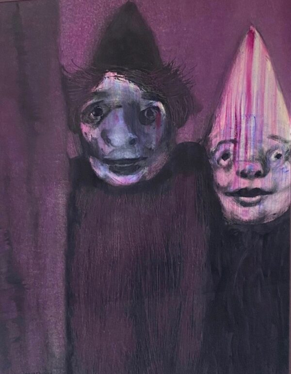 Los Primos (The Cousins) by Mexican artist Rafael Coronel