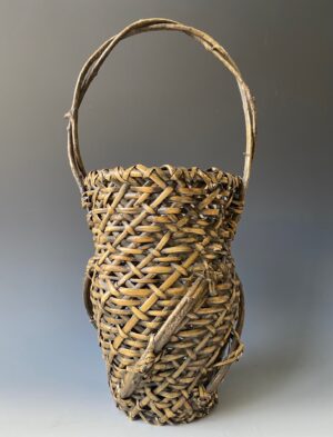 antique Japanese bamboo basket