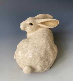 Japanese antique ceramic figure of a rabbit
