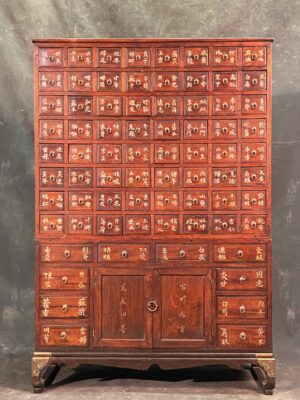 Antique Korean Herbal Medicine Chest