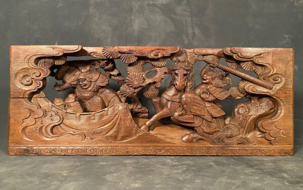 antique Japanese architectural carving