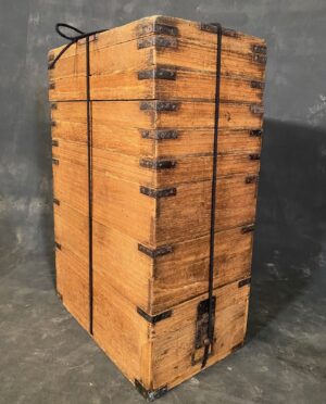 antique stacking peddler's box