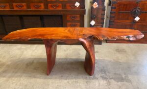 Hall Table Hardwood Natural Edge