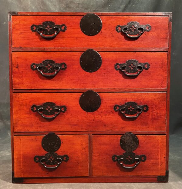 Antique Japanese Matsumoto Tansu Chest