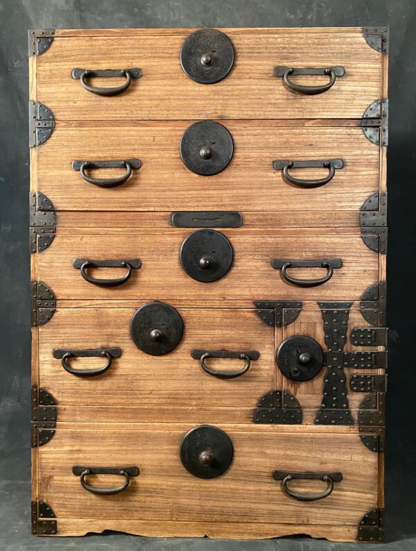 antique Japanese Tansu chest