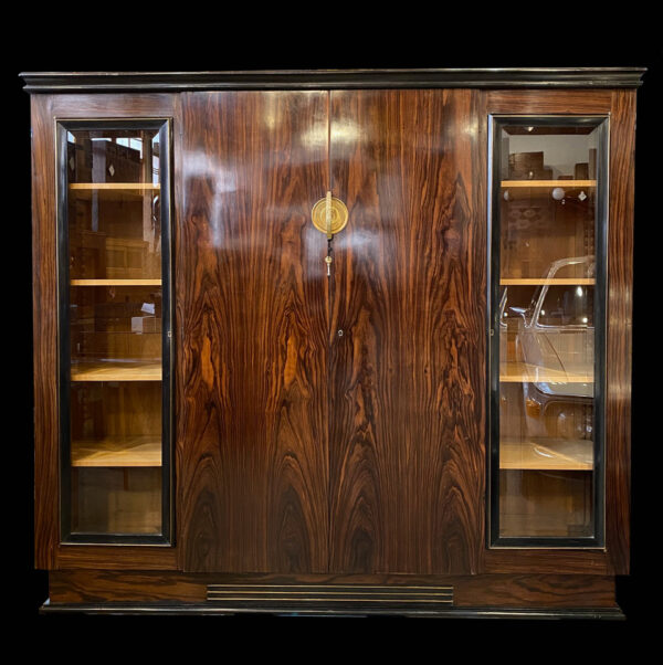 art deco display storage cabinet