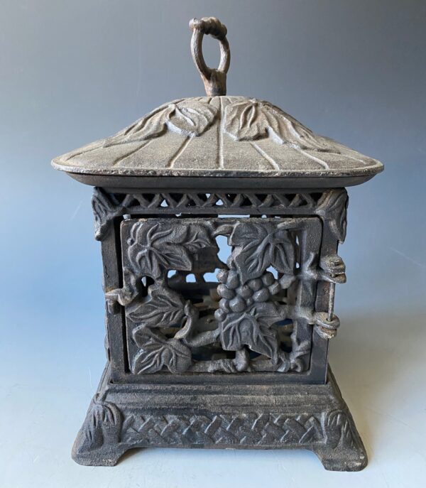 vintage iron garden lantern