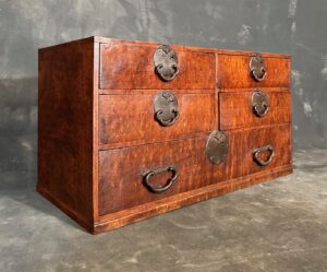 antique Japanese Tansu chest rare merchant