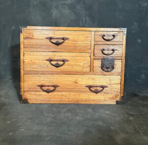 antique Japanese Tansu chest