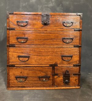 antique Japanese Tansu chest