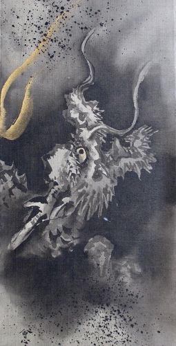 ancient japanese art dragon