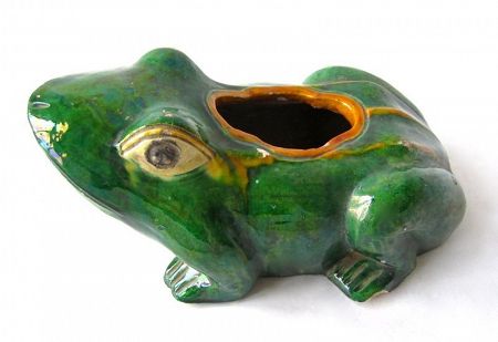 Antique Chinese Frog Roof Tile - Zentner Collection