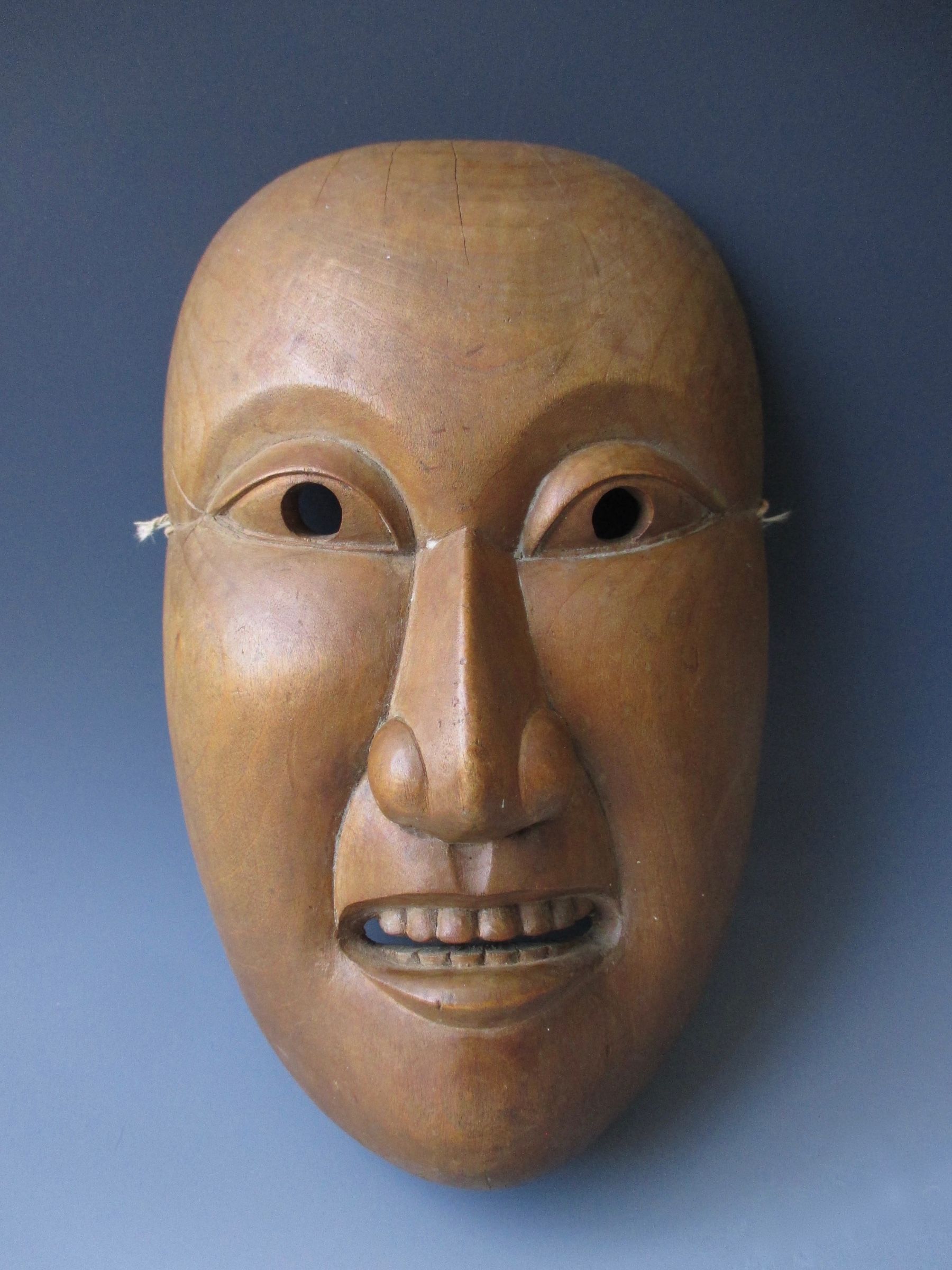 Antique Japanese Theatre Fox Mask - Zentner Collection