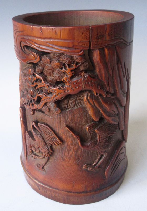 Antique Chinese Brush Pots for sale