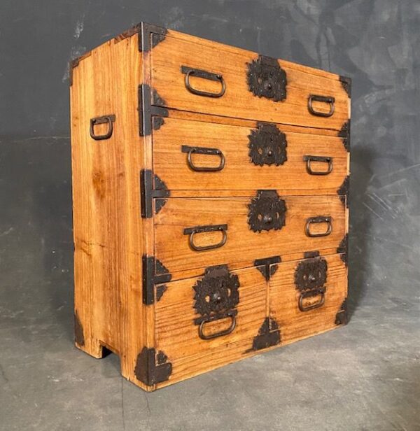 An antique Japanese Ko Tansu (personal chest)