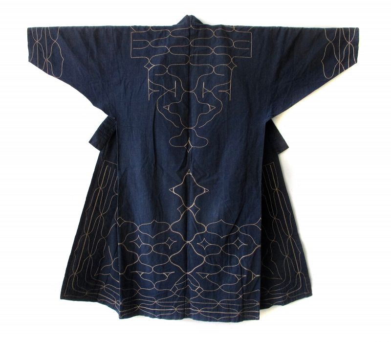 Ainu Indigo Cotton Robe, Hokkaido Area, Japan - Zentner Collection