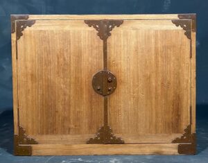 An antique Japanese ko tansu (personal storage chest)