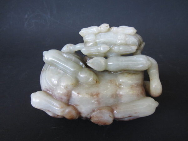 Antique Chinese Nephrite Jade Carving of a Camel and Calf - Image 7