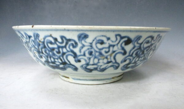 Antique Vietnamese Blue And White Porcelain Bowl - Image 3