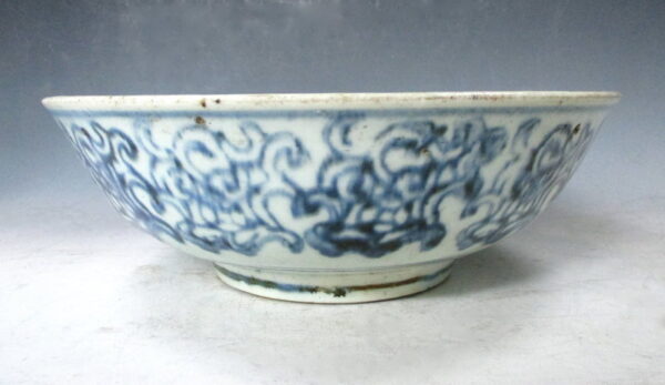 Antique Vietnamese Blue And White Porcelain Bowl - Image 5