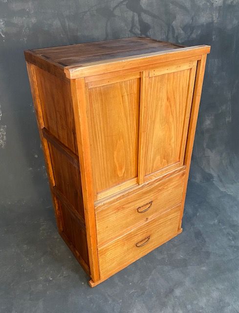 Japanese Furniture, Shoe Cabinet, Getabako Tansu Chest 