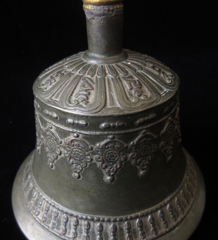 Antique Tibetan Bronze Ceremonial Bell - Zentner Collection
