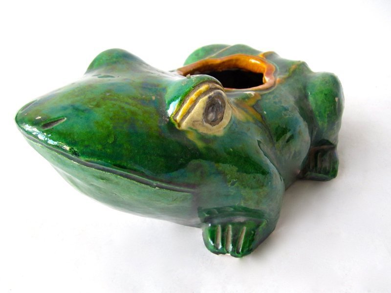 Antique Chinese Frog Roof Tile - Zentner Collection