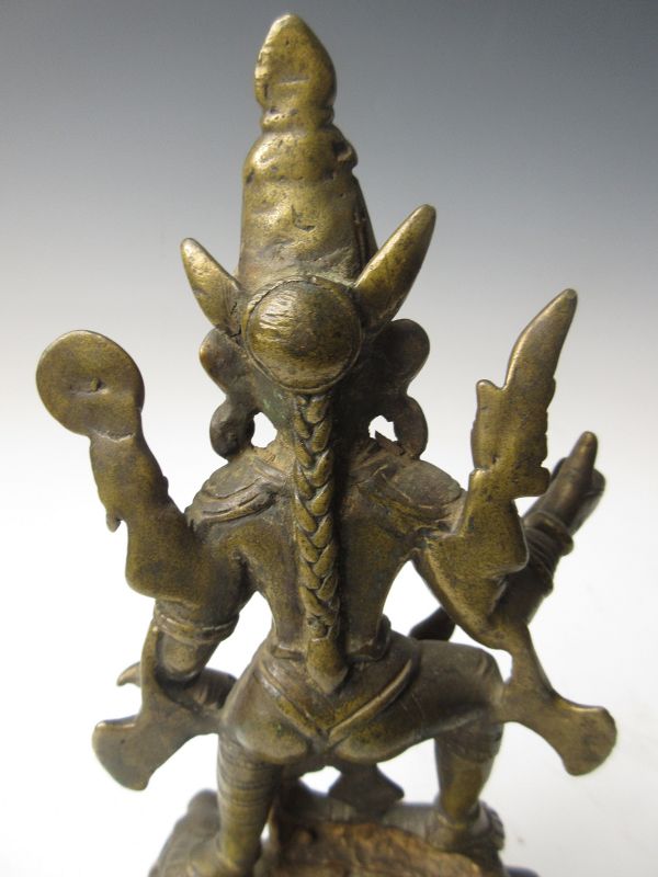 Antique Indian Bronze Figure of Durga - Zentner Collection